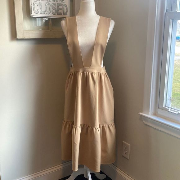 Hayden Dresses & Skirts - HAYDEN x Ashley Le Mieux Ruffle Bottom Jumper Pinafore NWT
